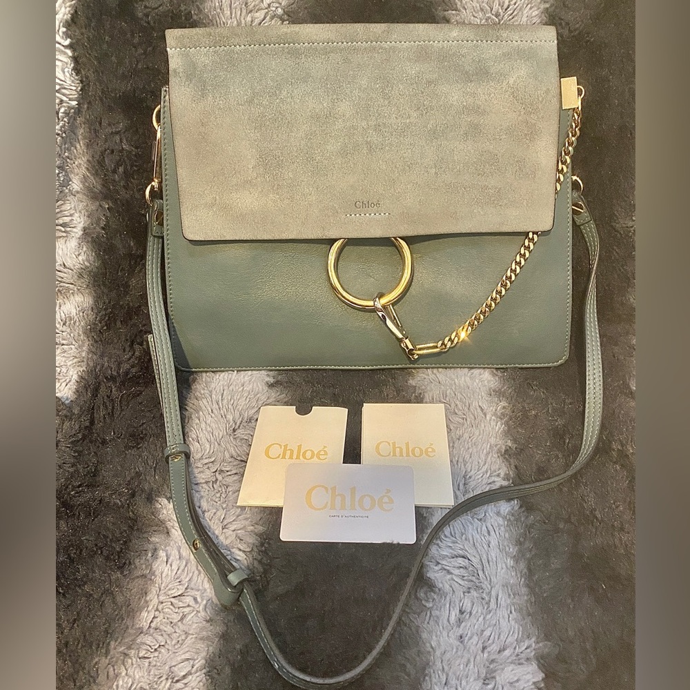 Chloe Faye leather shoulder bag